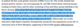 Evolutionary history and biological adaptation of Han Chinese people on the Mongolian Plateau - ScienceDirect