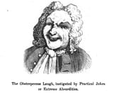 obstreperous laugh