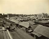 1904 a view of the Chowk or the market place in Dhaka