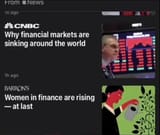 women in finance, you lose money