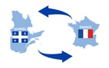 carte france et Québec-visuel