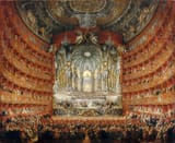 Giovanni Paolo Panini (Piacenza, Ducato di Parma 1691-1765 Roma) Festa musicale given by the cardinale de La Rochefoucauld al Teatro Argentina a Roma nel 1747