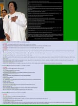 gaddafi truth