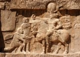 surrender-Valerian-Shapur-rock-relief-province-Persian