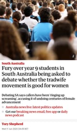 fury south australia tradwife feminism