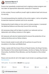 Macron tweet