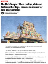 Screenshot 2025-06-13 at 22-30-28 Temple Haram When custom claims of historical heritage become excuses for land encroachment - The Merdeka Times