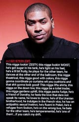 This nigga lookin&#039; ZESTY, this nigga lookin&#039; MOIST