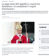 2025-06-12 17_34_56-Le pape Léon XIV appelle à « ouvrir les frontières » et condamne l’« esprit d’ex