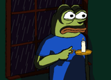scared pepe