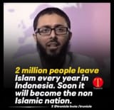 2 million indonesians leave islam every year