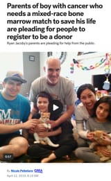 half viet boy needs match cancer