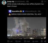 white smoke israel epstein