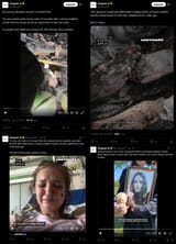 This young Ukrainian woman is named Yana. She was buried under heavy slabs of concrete after a Korean ballistic missile fired by Russia struck her apartment in Kyiv last night