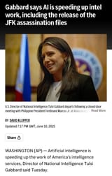 tulsi gabbard AI intel work