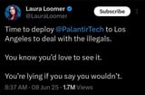 laura loomer palantir