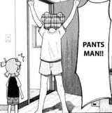 pant on hair