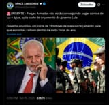 Forças Armadas não estão conseguindo pagar contas