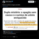 Matéria da VEJA