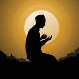 silhouette-of-muslim-man-praying-vector