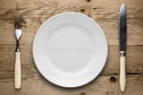 empty-plate-old-fork-knife-wooden-background-34347772