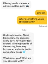 online dating bumble tinder thirsty woman