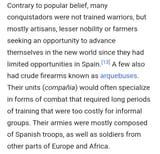 conquistadors