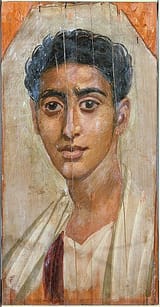 312px-Egyptian_-_Mummy_Portrait_of_a_Man_-_Walters_323
