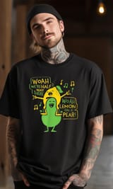 Woah-WeRe-Halfway-There-Lemon-On-A-Pear-Meme-T-Shirt-1