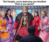 genghis race mixing
