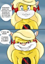 it was me barry i made you a furry