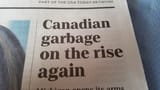 canadian garbage on the rise again