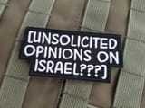 [Unsolicited Opinions On Israel]