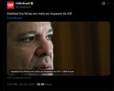 Haddad tira férias em meio ao impasse do IOF