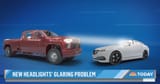 headlight truck vs car