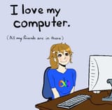i love my computer