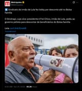 lobby por desconto até no Bolsa Família