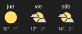santiago clima