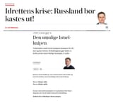 vg dobbeltmoralist leif gaza israel palestine russia ukraine