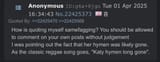 samefagging