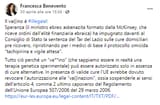 Francesca Benevento screenshot facebook Speranza-2