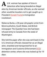 briton arrested ICE