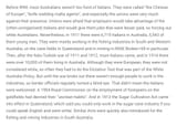 italians vs aussies pre ww1
