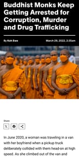 thai buddhist corruption
