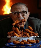 Sartre isst Pataschenkel