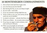 10 Montenegrin Commandments