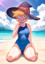 Lotte swimsuit beach 1 - cloudxmoe