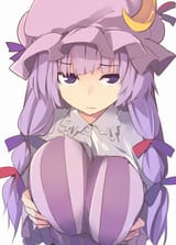 Patchouli holding breasts - kamukamu (ars)