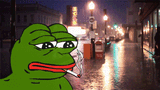 Pepe smoke rain