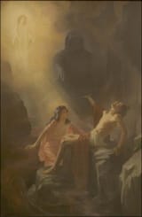 The Dweller on the Threshold painted by R Machell